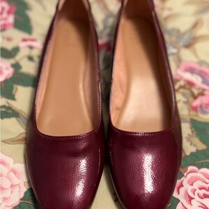 Naturalizer Kari Burgundy Red Ballet Flats
